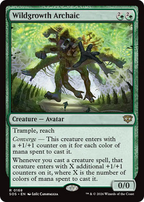 MTG - Wildgrowth Archaic - Secrets of Strixhaven - NM - EN - NonFoil
