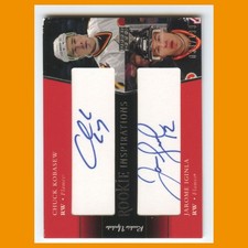 Chuck Kobasew/Jarome Iginla Rookie /199 #167 Autograph 2002-03 Calgary Flames