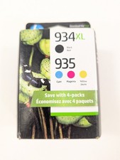 HP 934XL Black, 935 Tri-Color Ink Cartridges Combo Pack Exp. 4/24 NEW 