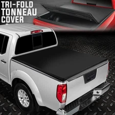 FOR 05-23 NISSAN FRONTIER 6' BED TRI-FOLD ADJUSTABLE SOFT TRUNK TONNEAU COVER