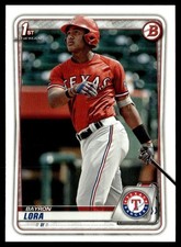 2020 Bowman Prospects Bayron Lora Texas Rangers #BP-52