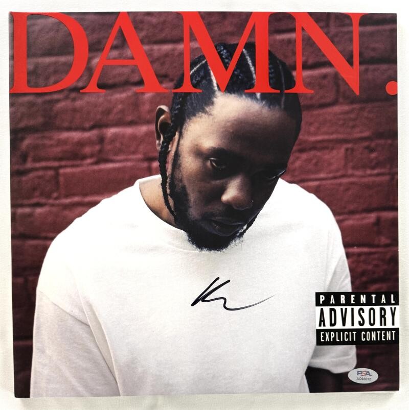 Kendrick Lamar Signed Autograph Damn Album Vinyl Record - Not Like