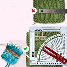 Knitting Gauge Converter Stitch Calculator and Counting Frame Ruler Tools