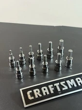 CRAFTSMAN 11 pc 3/8" Dr  SAE  MM Hex Allen key bit  socket set