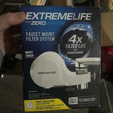 Zero Water Extreme Life Faucet Mount Filter System ZFM-400WH 400 Gallons New
