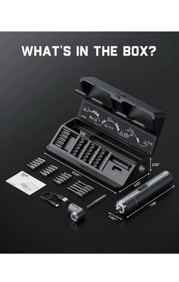 Fanttik S2 Pro Electric Screwdriver, Cordless Screwdriver Set - Image 2 of 4