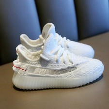 Kids Knit Running Shoes Trendy Sock-Style Sneakers for Boys Girls