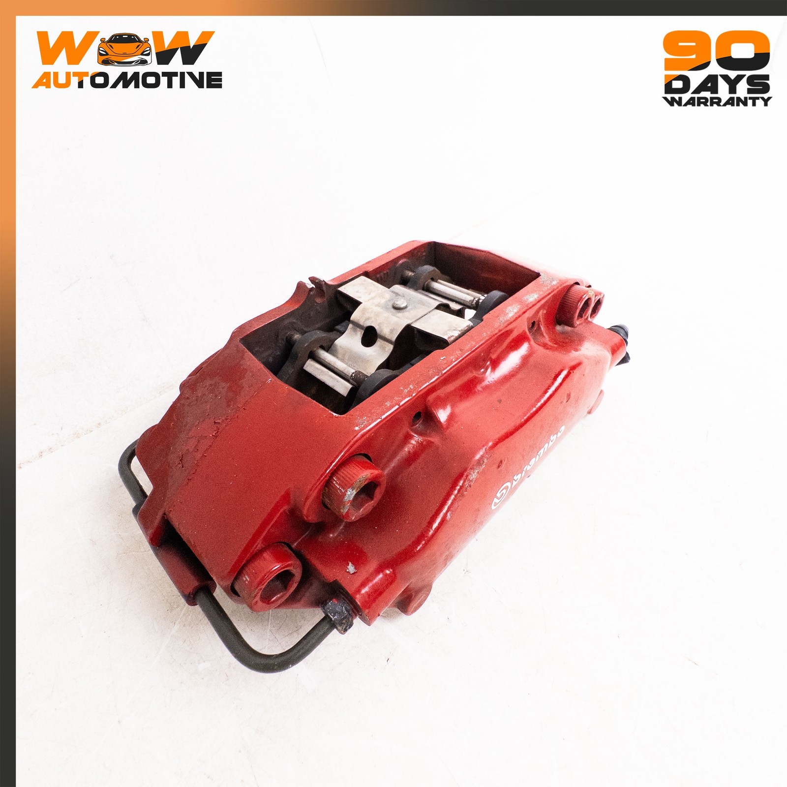 03-19 MASERATI GRANTURISMO S REAR RIGHT LEFT BRAKE CALIPER ASSEMBLY RED SET OEM