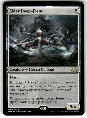 Elder Deep-Fiend 005/205 Rare Eldritch Moon Magic: The Gathering Near Mint