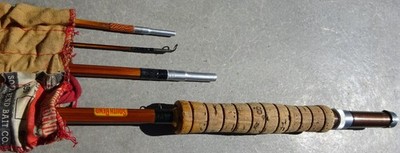 Vintage South Bend No 359 9 Ft 3-Piece Bamboo Fly Rod Extra Tip MINT