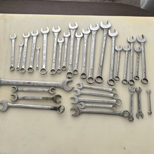 Mixed Lot Of 32 Of Assorted Wrenches Various Sizes See Pics