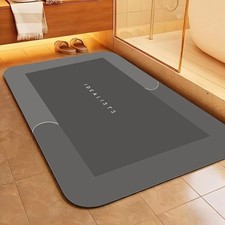 SUPER Water Absorbent Bath Mat Non-Slip Quick Dry Bathroom Shower Rug 24"/32"