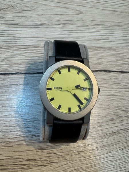 BOCCIA DAMEN TITAN UHR - sehr schön mit Batterie & Garantie!