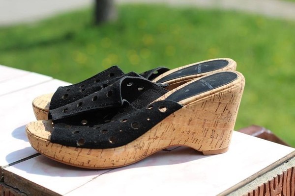 Women Daniel Hechter Heels Black Suede 38