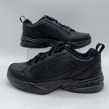 Nike Men's Size 11.5 Air Monarch IV 415445 001 Black Running Sneaker