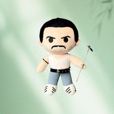 Freddie Mercury Queen Plush Toy Queen Rock Band Collectible Toy Plushie
