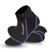 	XUKER Neoprene Socks 3mm Beach Volleyball Sand Soccer Wetsuit Socks Water	