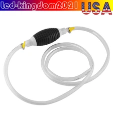 Siphon Hand Pump Portable Manual Car Fuel Transfer Pump for Gas Gasoline USA L