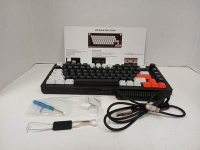 #ad Inland MK Pro 75% 3Mode RGB Mechanical Gaming Keyboard Black *PARTS* $14.99