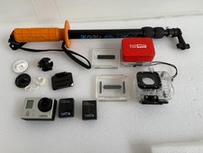 Bundle of GoPro Hero 3 CHDHE-301 Batteries, Case, Stick etc...