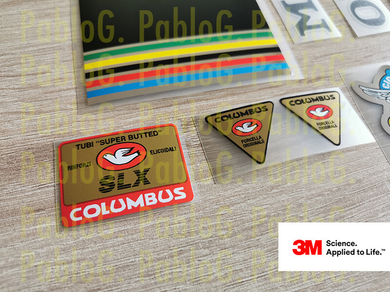 Kit De Décalcomanies Vinyle Columbus Pour Fourche - Autocollants - Egovinyls - Neuf