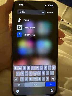 iphone 13 pro max 256gb Desert Titanium unlocked  With Tik Tok On It!!!