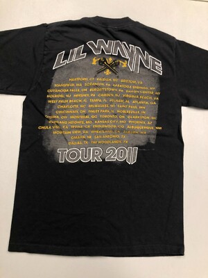 Lil Wayne 2011ツアーT ラップT 両面 古着 Lil Wayne 2011ツアーT ラップT 両面 古着 - メルカリ