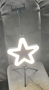 Star LED Video Conferencing Lighting broadcast Light, Remote & Phone Mount