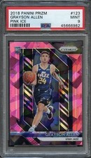 2018 Panini Prizm #123 Grayson Allen Pink Ice Prizm PSA 9 Mint RC