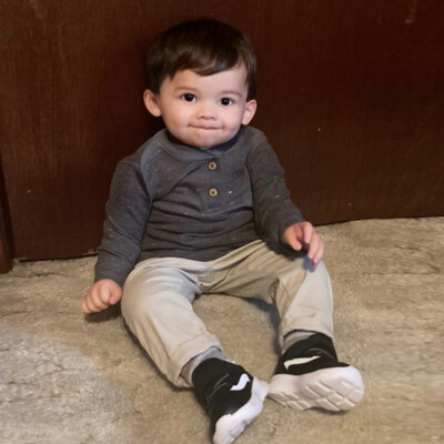 Cute 28'' Reborn Baby Doll Painted Toddler Boy Short Rooted Hair Cloth Body Gift