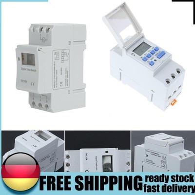 THC15A Electronic Switch Weekly Relay Timer LCD Display for Production Equipment