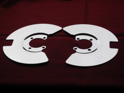 Triumph GT6  Mk2 Vitesse Lotus Elan+2 front brake disc dust shields 213232-3