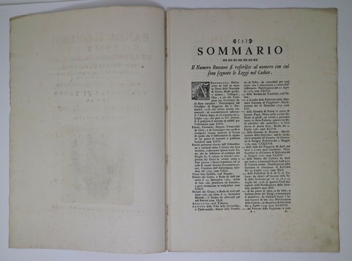 Libro Antico BANDI e ORDINI del GRANDUCATO di TOSCANA -SOLO SOMMARIO- 1765 - Imagen 4 de 7