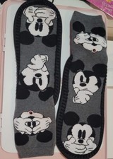 DISNEY MICKEY MOUSE SOCK SLIPPERS SIZE LARGE 9-10 NWOT