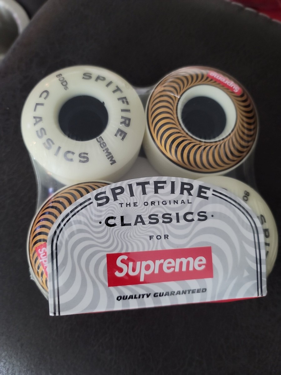 Supreme - Supreme × Spitfire Classic Wheels 58mm SUPREME x Spitfire Classic Wheels 58mm 80DS | eBay