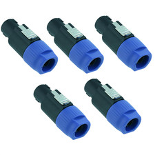 4 Pole Loudspeaker Speakon Male Female Plug Socket Connector