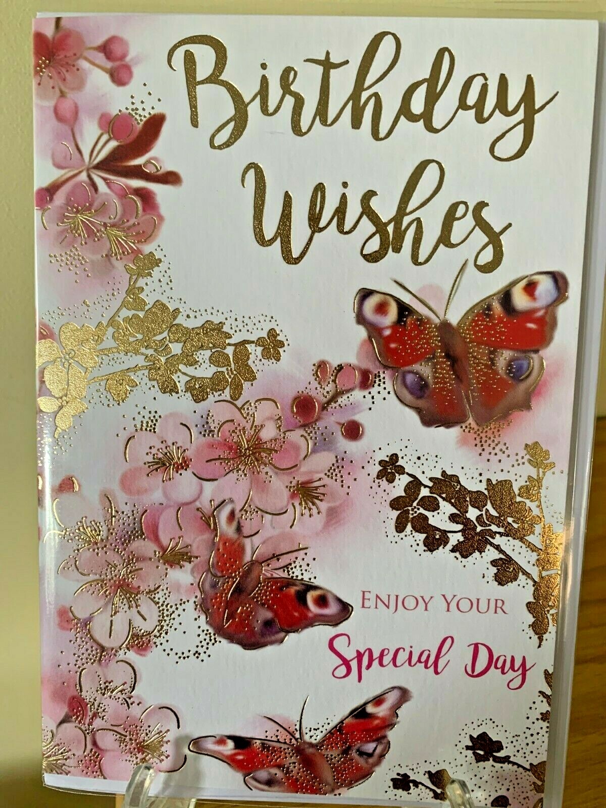 Female Happy Birthday Card Congratulation Party Foiled Premium Quality