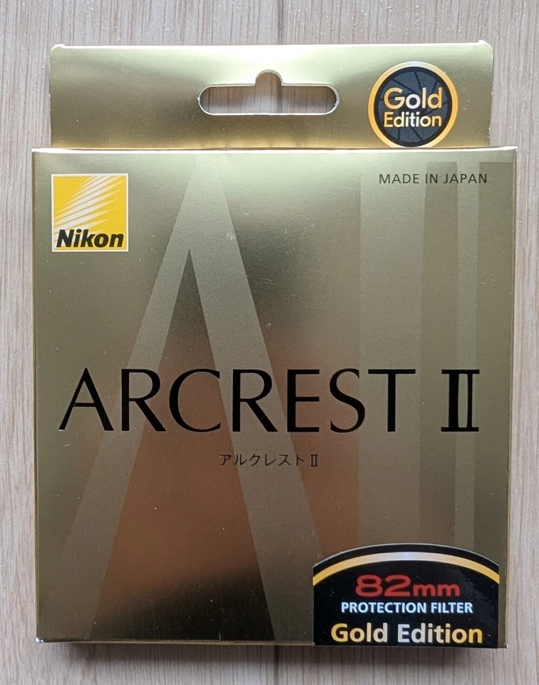 NIKON ARIIGL-PF82 [ARCREST II PROTECTION FILTER GOLD EDITION 82mm] NEW - Image 1 of 3