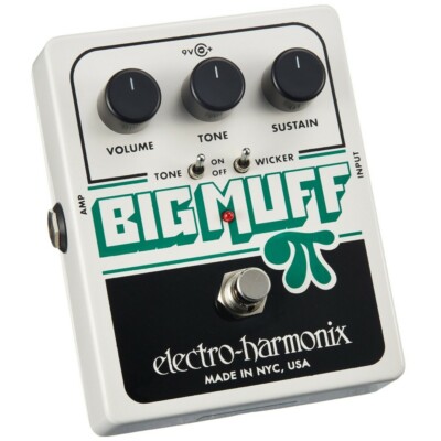 EHX Electro Harmonix Big Muff Pi mit Tone Wicker Gitarreneffektpedal