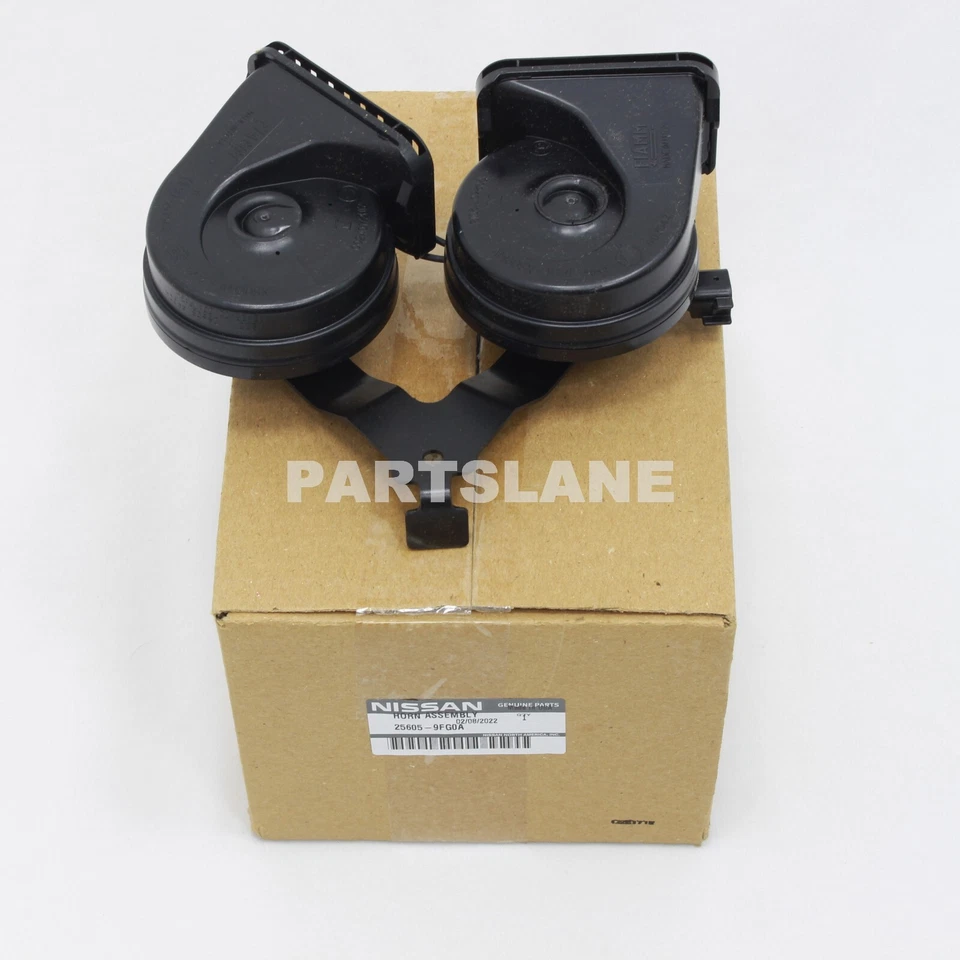 Nissan Armada Titan 2004-2019 OEM genuino bocina eléctrica completa 25605-9FG0A Foto 2 de 2