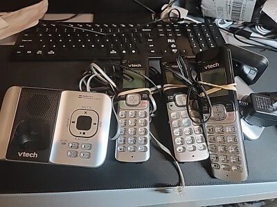 VTech CS6529-2 DECT 6.0 Phone Answering System with Caller ID/Call Waiting, 3 