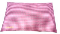 Zirbenkissen Mit Inlett Und Abnehmbaren Bezug Rot/Weiß 30 X 20 Cm