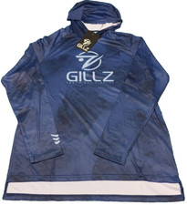 Gillz Contender Series UV Hoodie Mens Fishing Medium Blue Faded UPF 50 Polyester