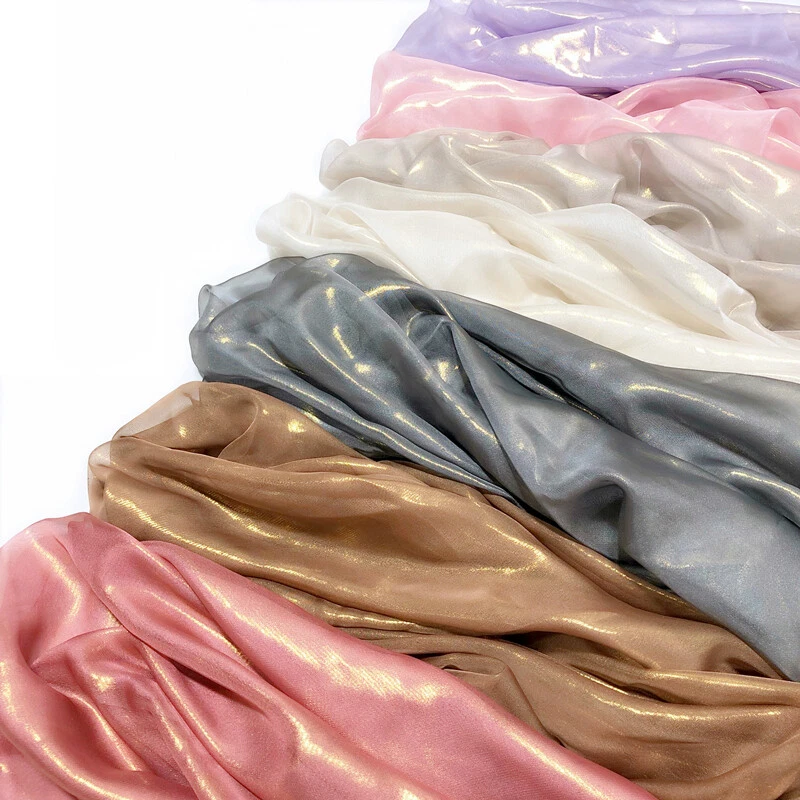 Chiffon Stoff Netz Tüll Glänzend Reflektierend DIY für Kleid Kleider Hintergrund - Bild 3 von 4