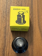 Bergeon 1458-A-12 Watchmakers Double Lens Eyeglass Loupe 12x Magnification, New