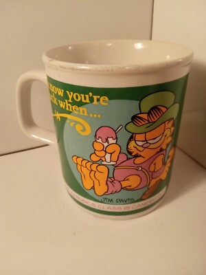 Vintage Garfeild Coffee Mug- 5''
