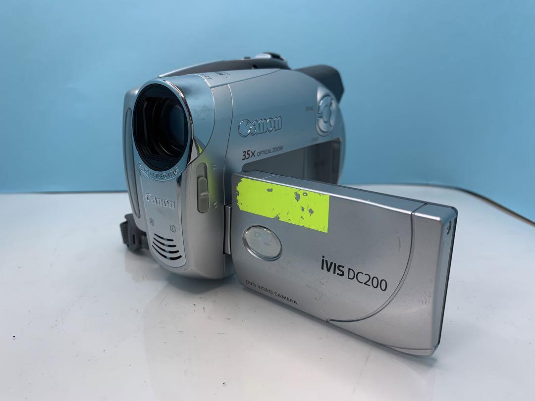 ジャンク品‼️ CANON キヤノン iVIS DC200 DVD ビデオカメラ ジャンク品‼️ CANON キヤノン iVIS DC200 DVD ビデオカメラ Canon