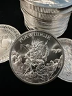Pukwudgie 1 oz .999 Silver round American Native Folklore Harry Potter mythical