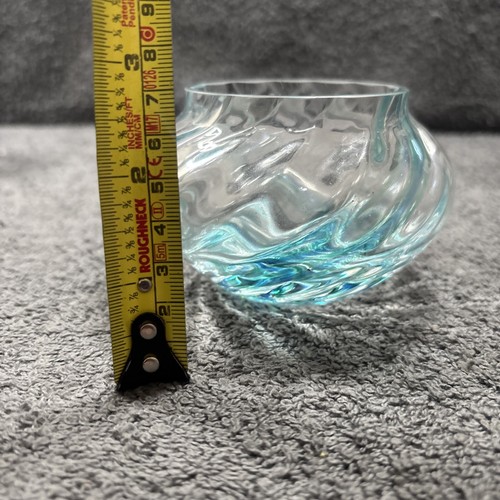2 x Glass vases with swirl effect Unique pieces handcrafted. - Picture 6 of 11
