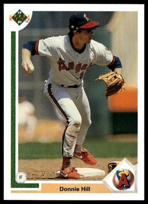 1991 Upper Deck #211 Donnie Hill Angels